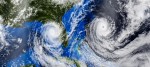 Image of hurricane over Florida